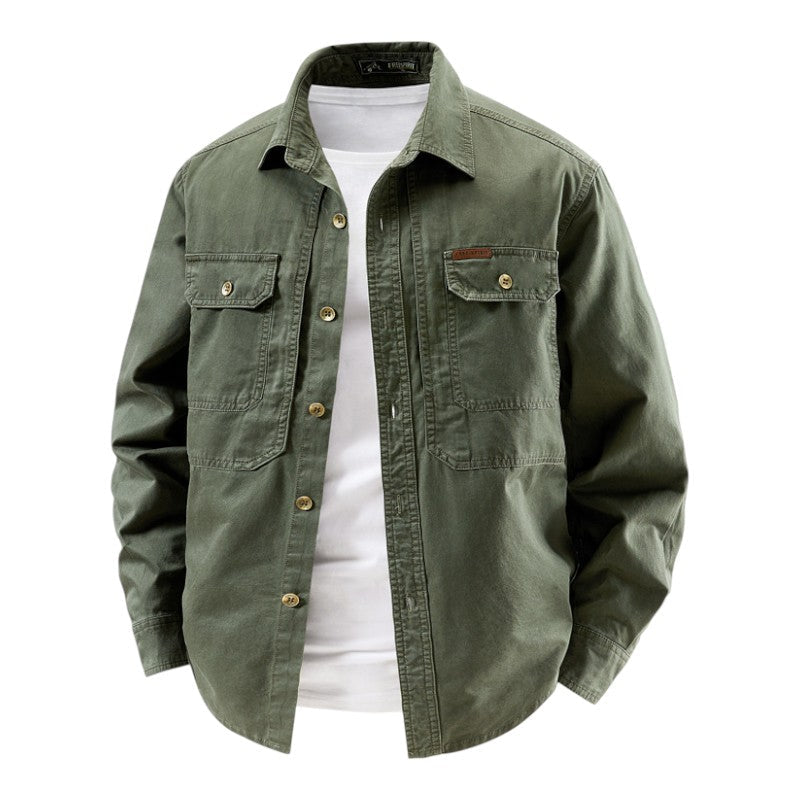 Classic work pockets shirt for men | Brenton -4