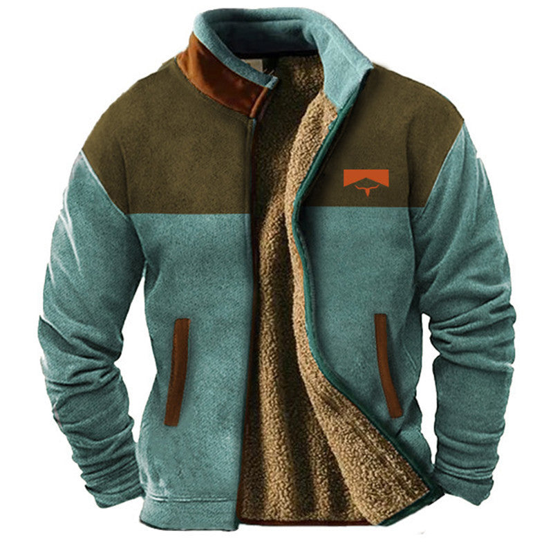 Zip vintage jacket for men | Marvien -4