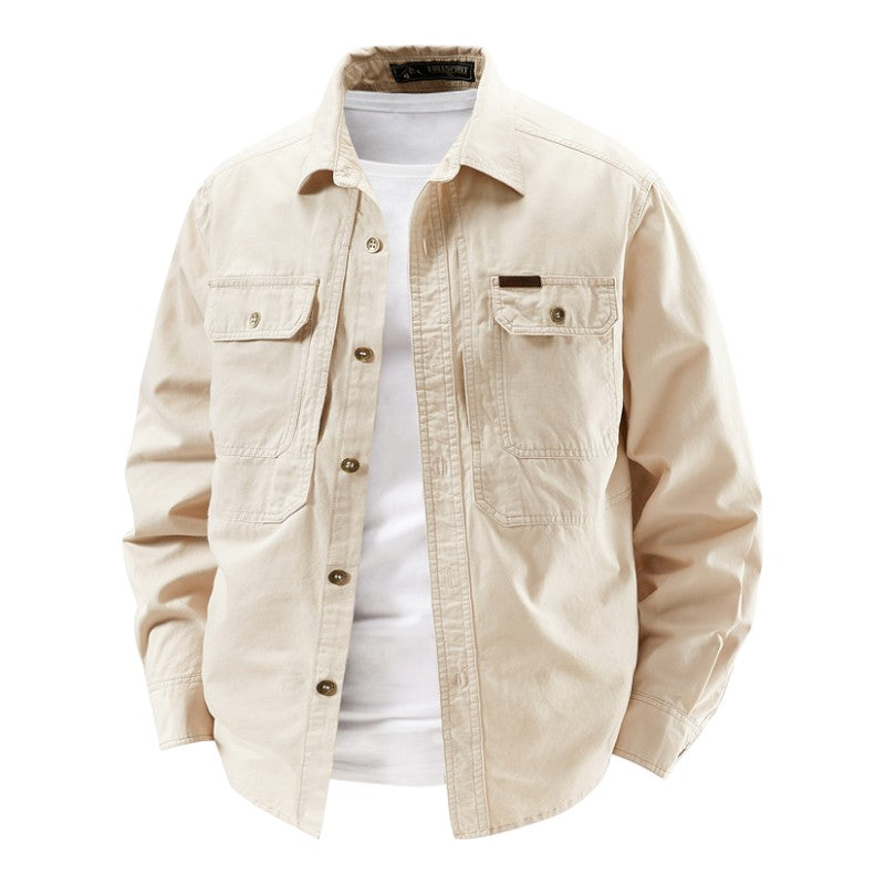 Classic work pockets shirt for men | Brenton -5