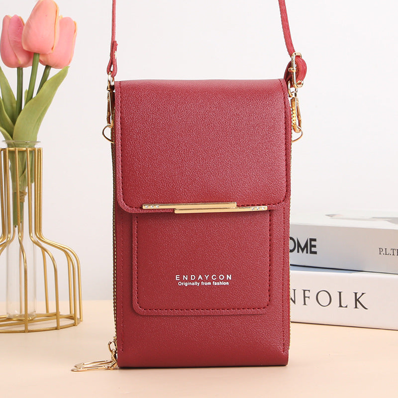 Crossbody compact phone touchscreen bag for women | Elina -4