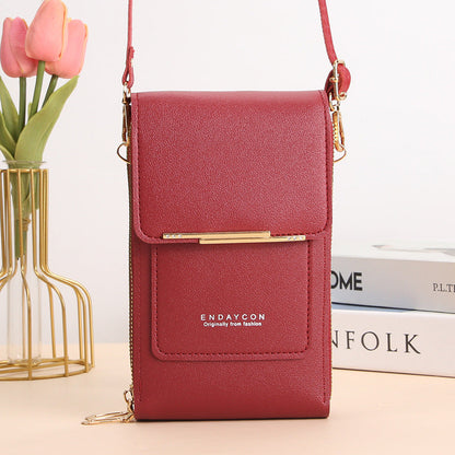 Crossbody compact phone touchscreen bag for women | Elina -4