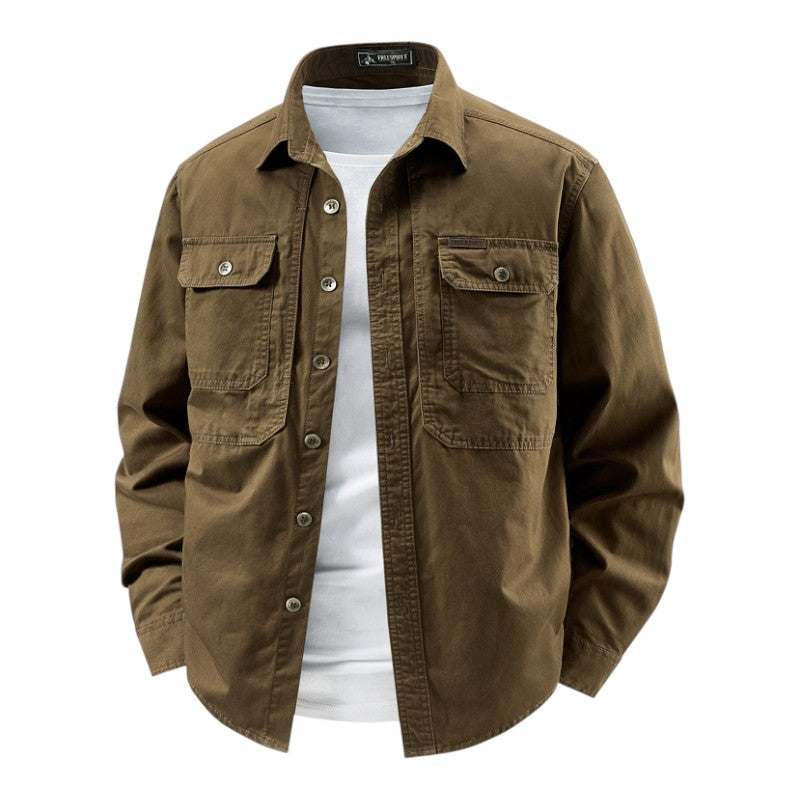 Classic work pockets shirt for men | Brenton -2