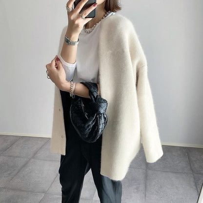 Elegant soft comfortable cardigan for women | Marisse -3