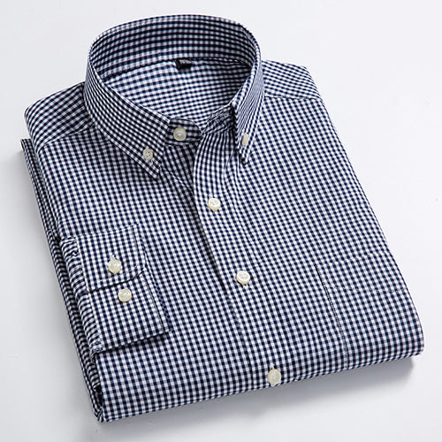 Button-up checked modern shirt for men | Arthur -7