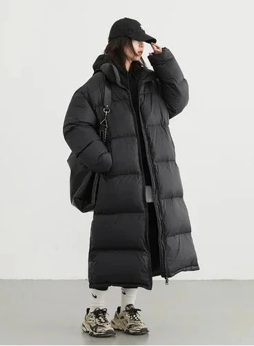Long duvet jacket for women | Iris -1
