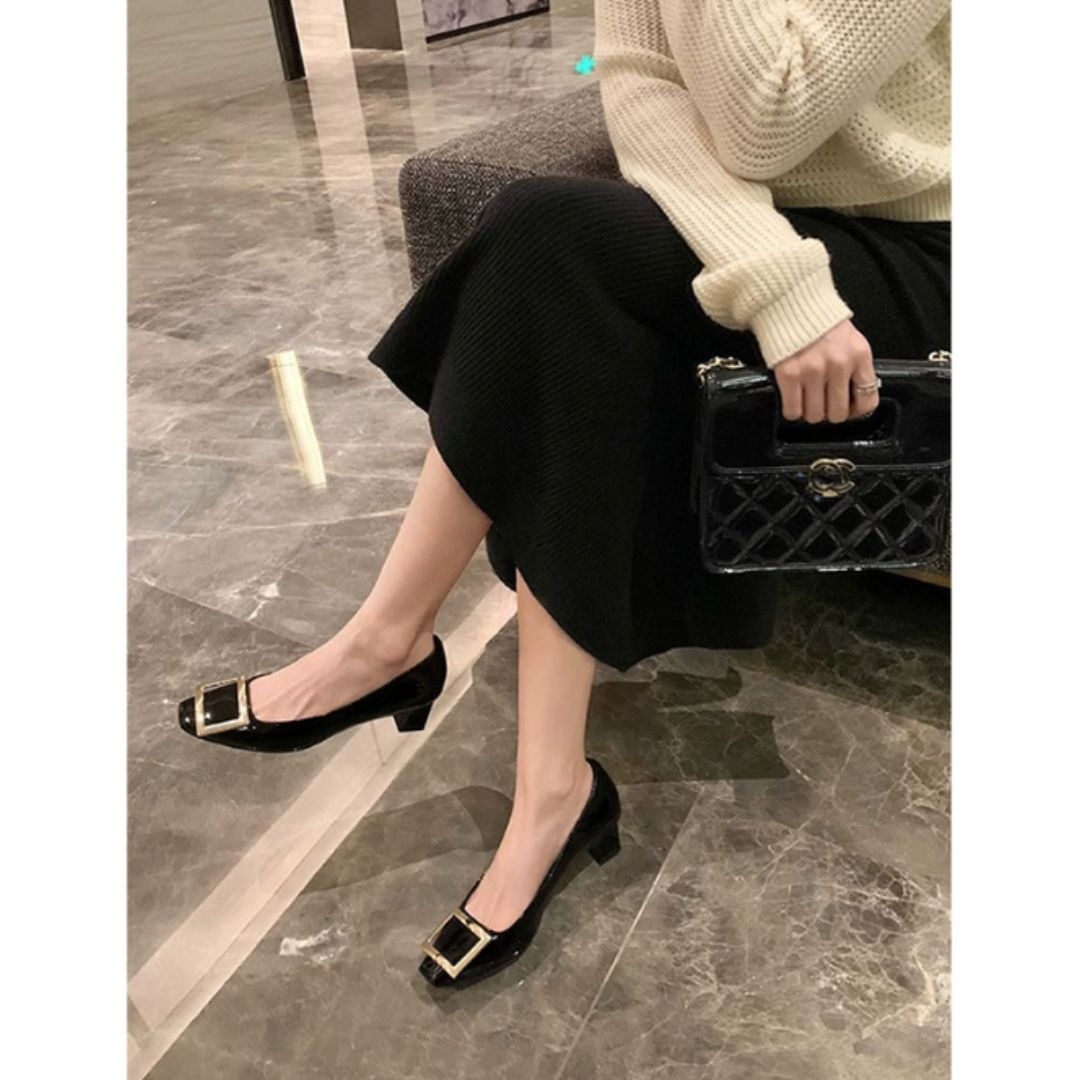 Elegant toe square shoes for women | Livia -3