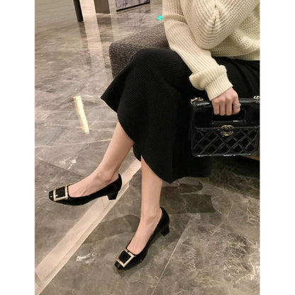 Elegant toe square shoes for women | Livia -3