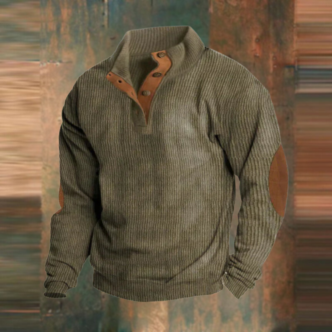 Casual high collar sweatshirt for men | Julien -1