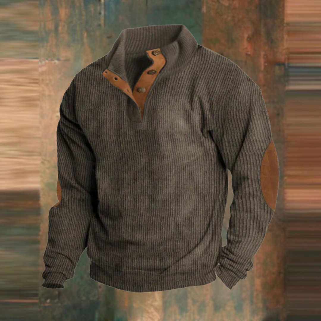 Casual high collar sweatshirt for men | Julien -3