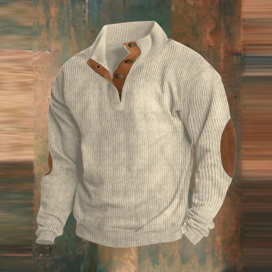 Casual high collar sweatshirt for men | Julien -4