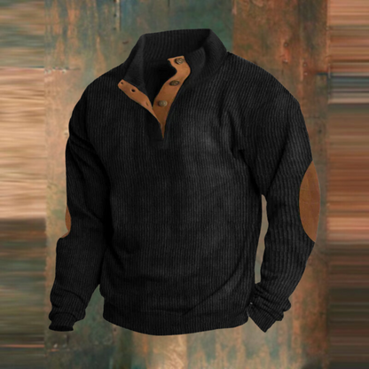 Casual high collar sweatshirt for men | Julien -5