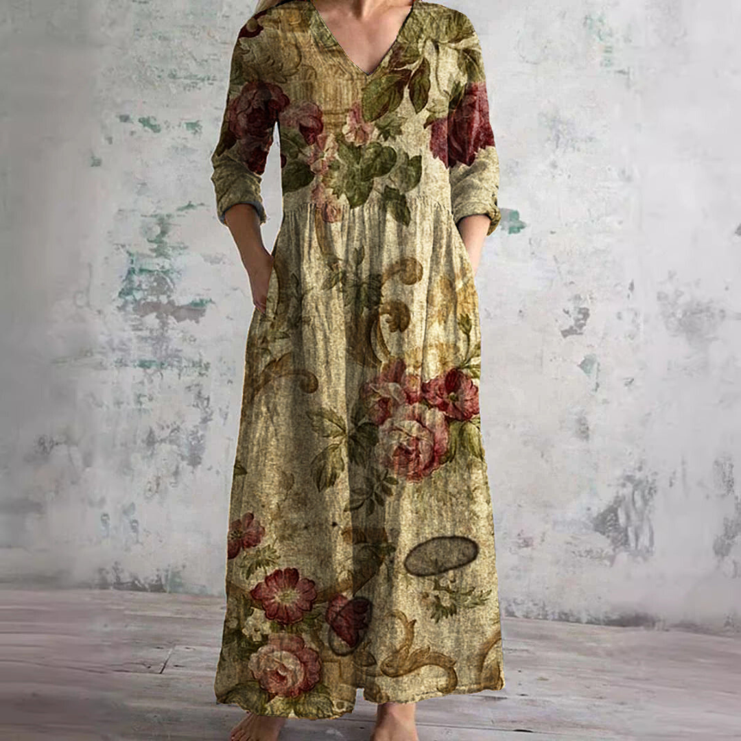 Maxi flowy dress for women | Emmeline -5