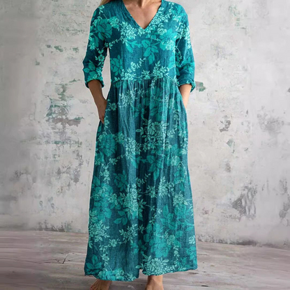 Maxi flowy dress for women | Emmeline -6