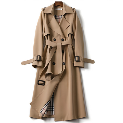 Trench elegant classic coat for women | Belted -1