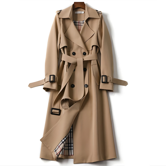 Trench elegant classic coat for women | Belted -1