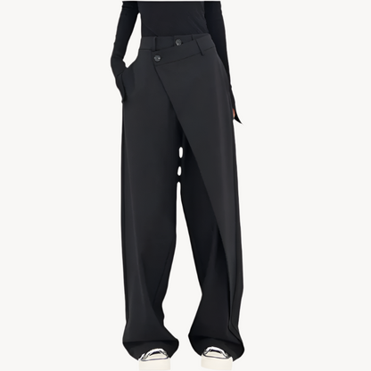 Size asymmetric trousers for women | Daphne -1