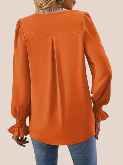 Elegant long-sleeve shirt for women | Lia -2