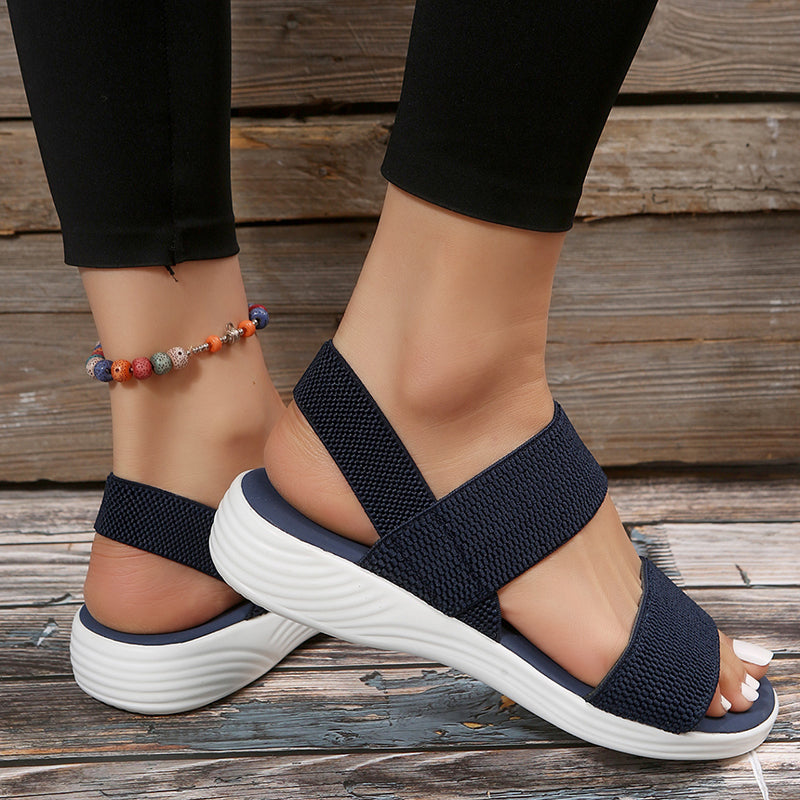 Wedge flexible sandals for women | Audette -6