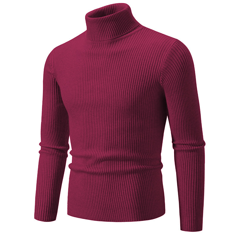 Turtleneck slim sweater for men | Oliver -5