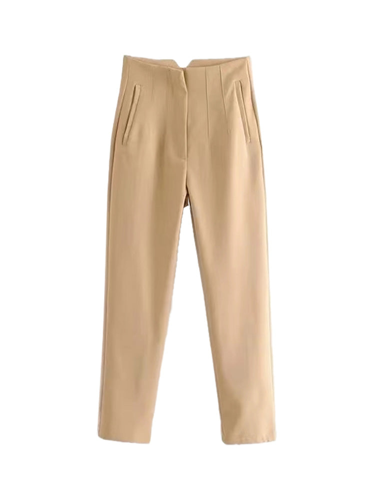 High-waisted vintage trousers for women | Florence -17