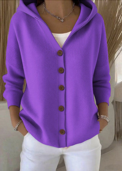 Casual chic cardigan for women | With hood -4