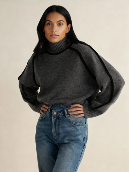 Soft turtleneck sweater for women | Celine essential -18
