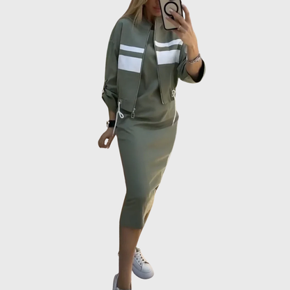 Length two-piece set for women | Sporty Mid -1