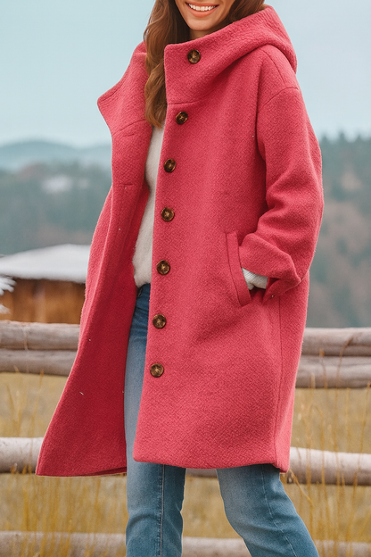 Casual elegant coat for women | Mid-thigh -2