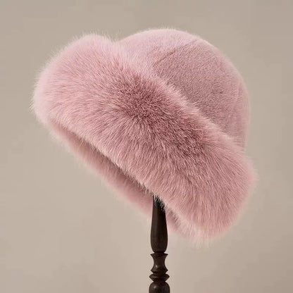 Texture soft retro style beanie for women | Perrine -1