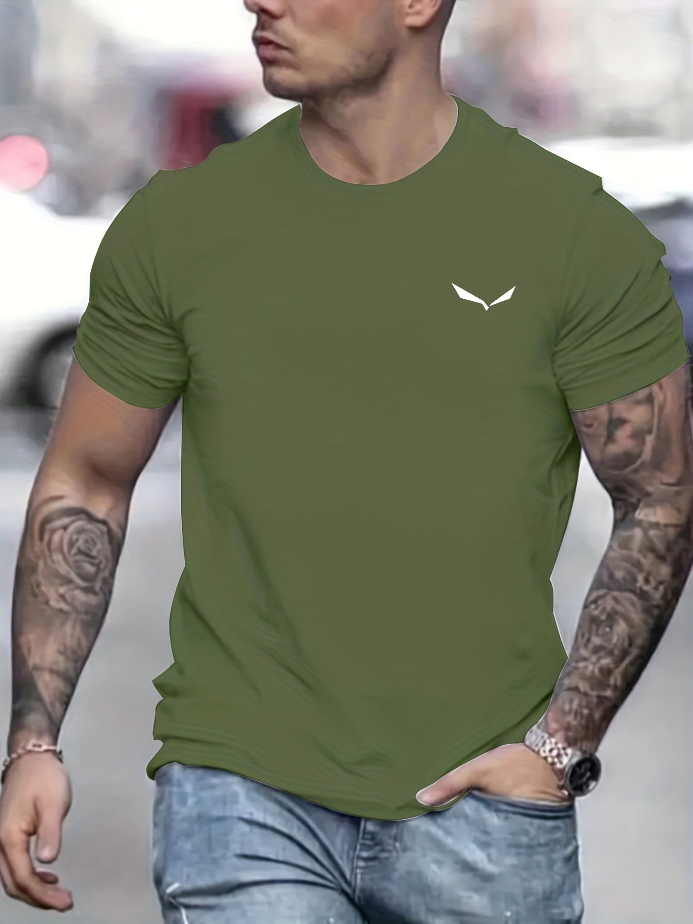 Casual cotton t-shirt for men | Luis -7