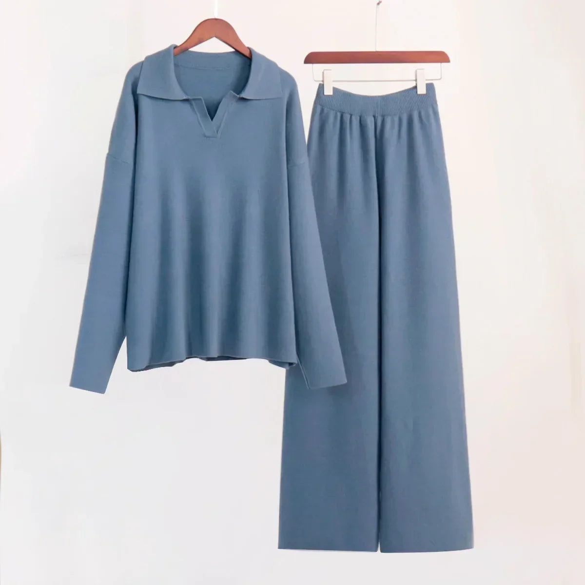 Collar chic polo set for women | Talitha -12