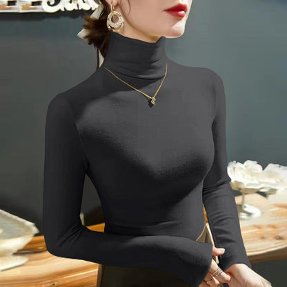 Long-sleeve turtleneck top for women | Elodie -7