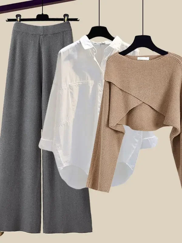 Modern three piece set for women | Lahni -3