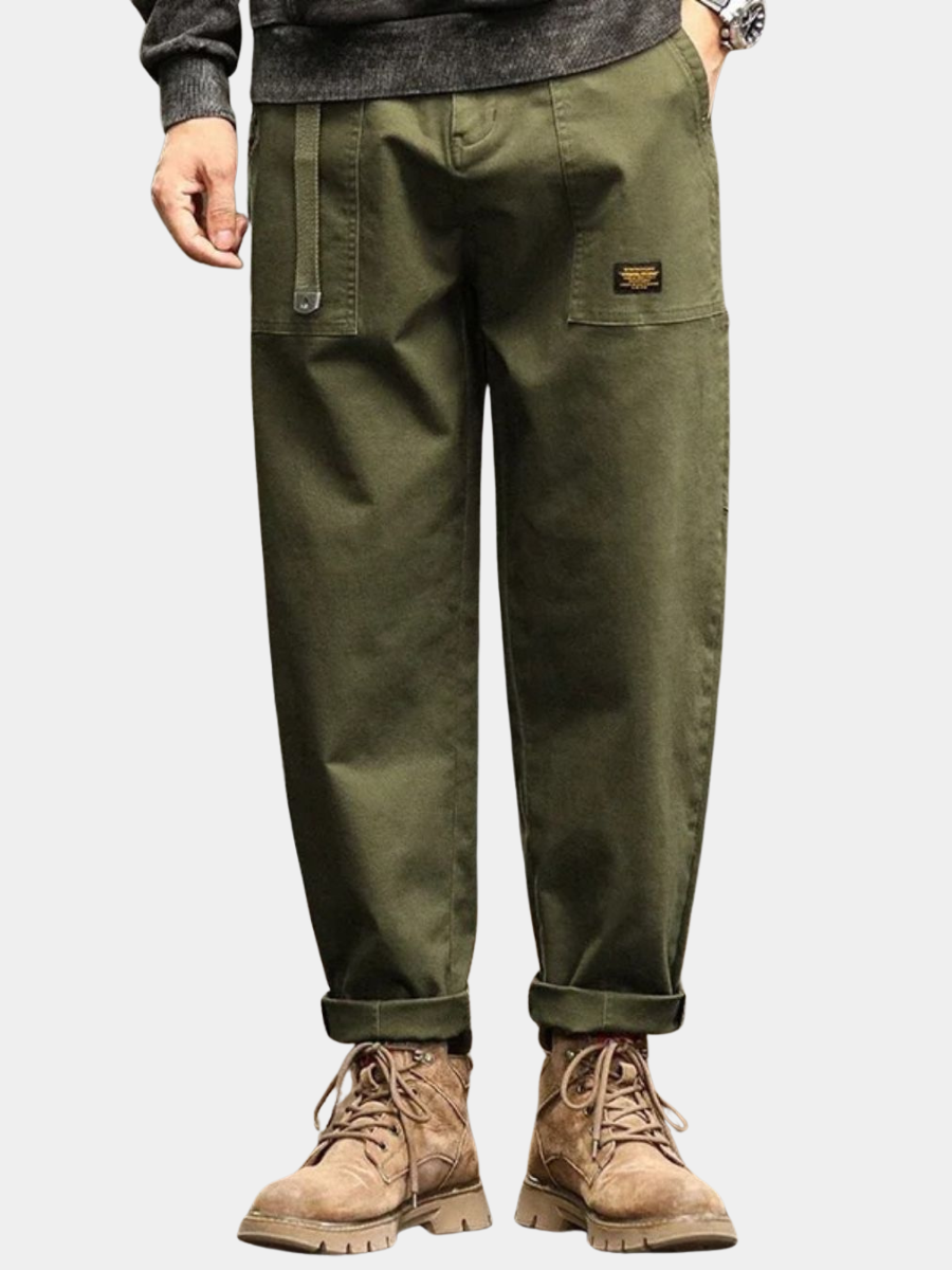 Cargo classic trousers for men | Straight cut -1