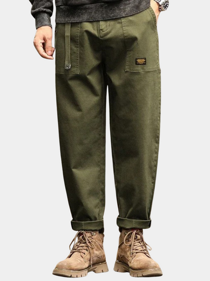 Cargo classic trousers for men | Straight cut -1