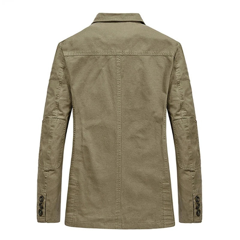 Casual collar rabattable blazer for men | Jonathan -3