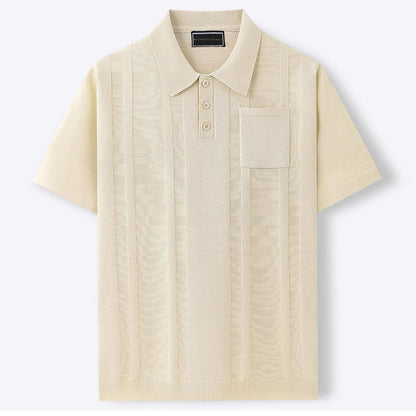 Modern short-sleeve shirt polo for men | Marco -6