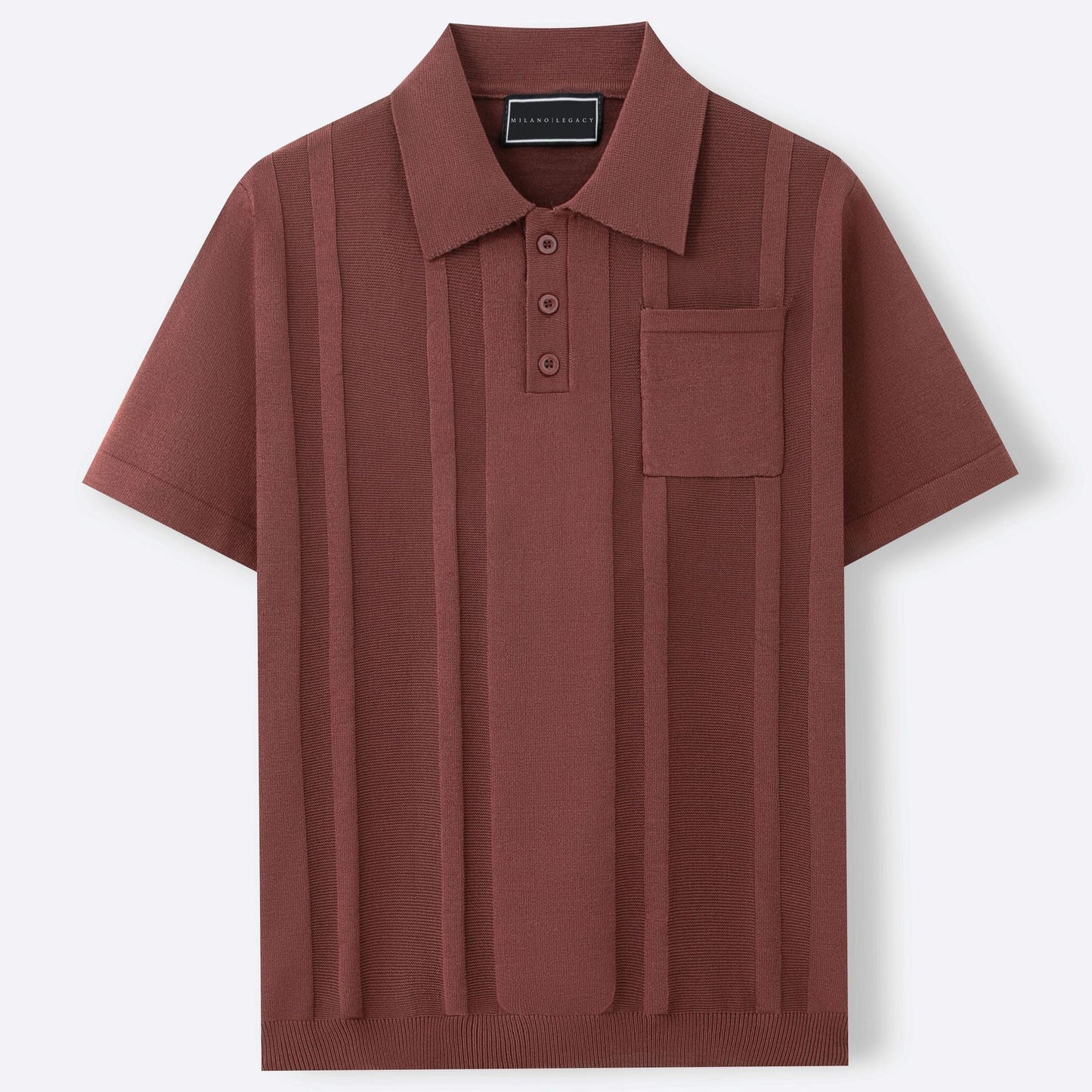 Modern short-sleeve shirt polo for men | Marco -7