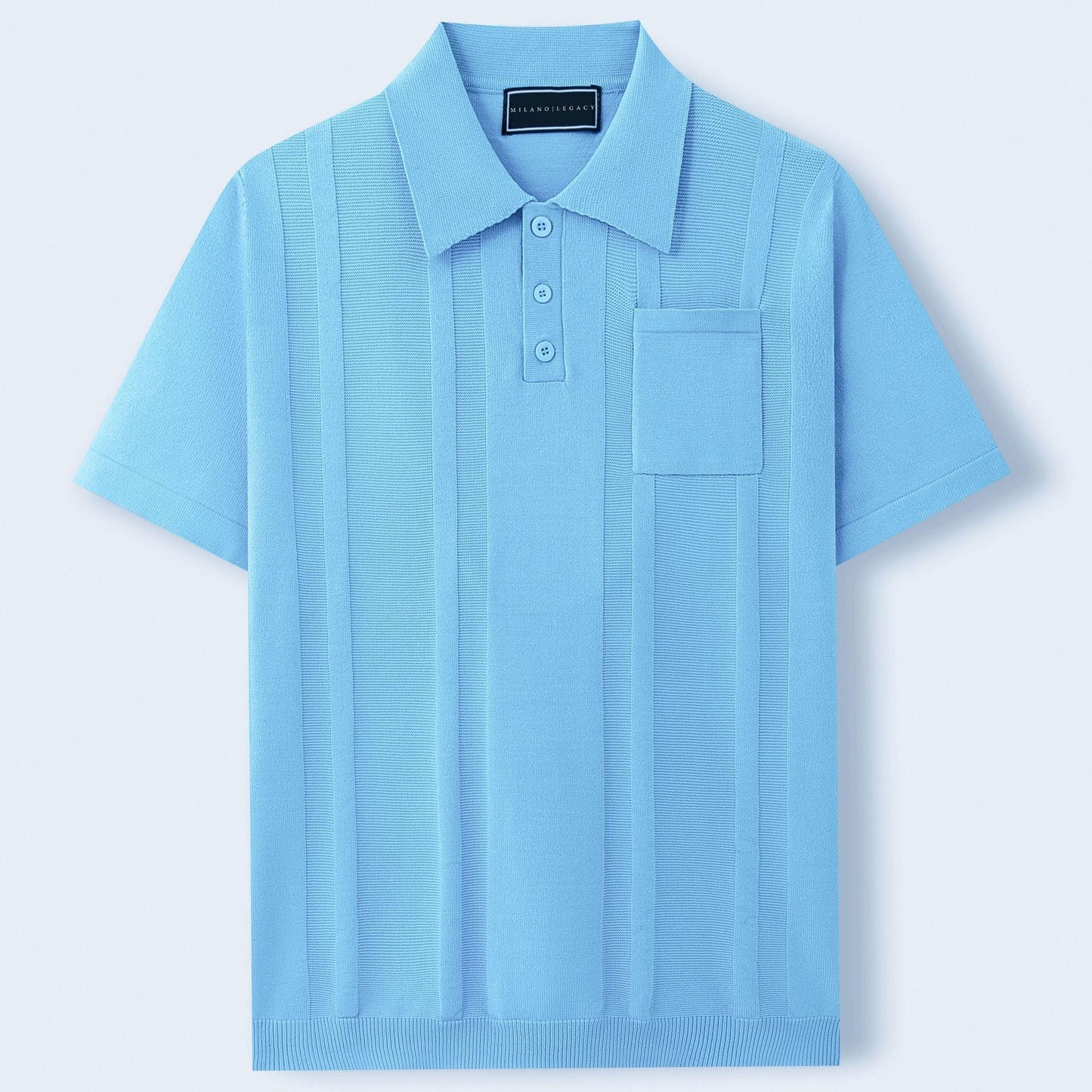 Modern short-sleeve shirt polo for men | Marco -5