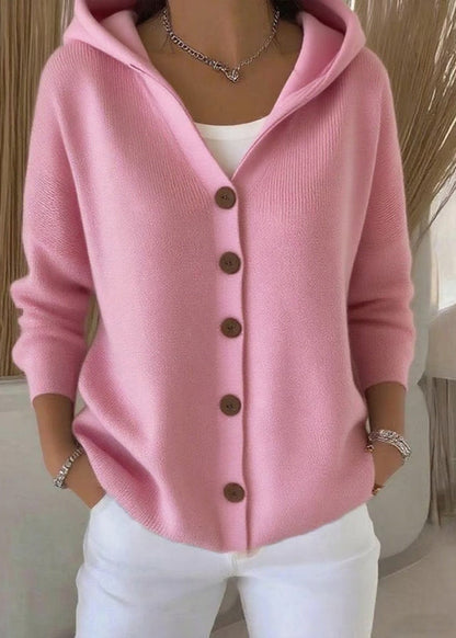 Casual chic cardigan for women | With hood -1