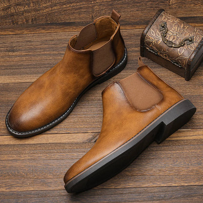 Ankle chelsea elegant boots for men | Adrien -5