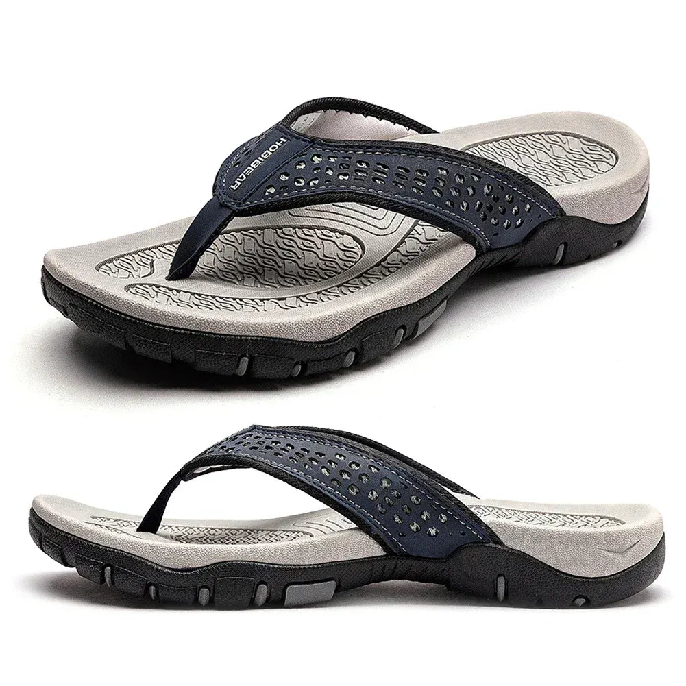 Supportive athletic flip flops arch cardigan for men | WaveStride -18