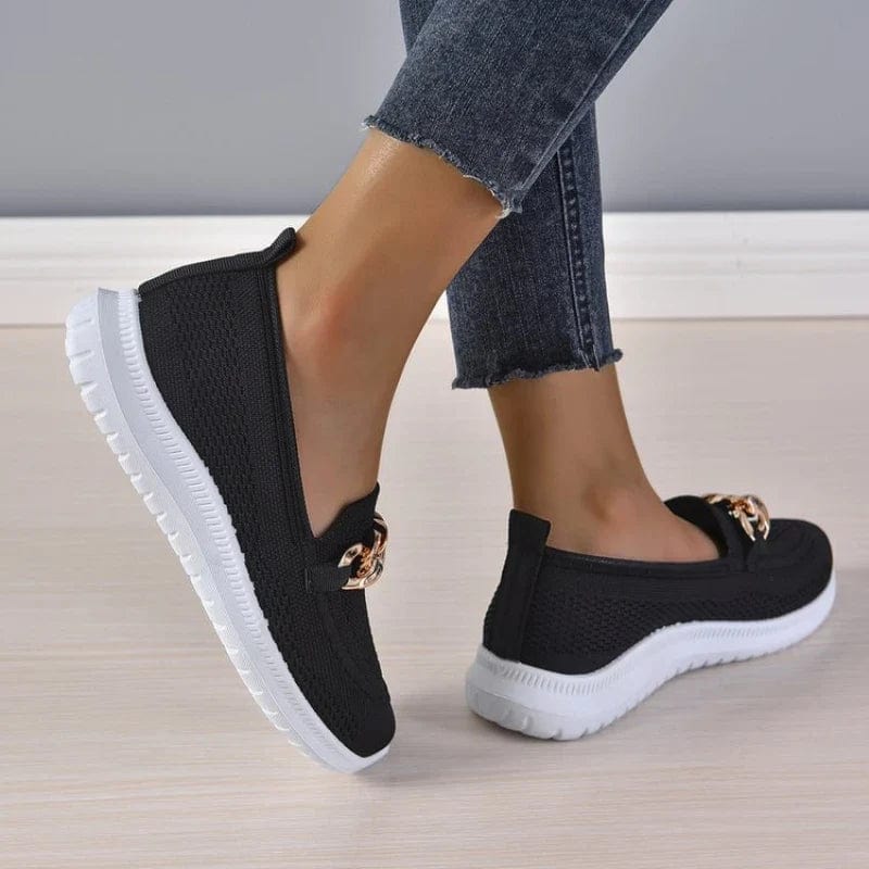Classic breathable loafers for women | Elena -4