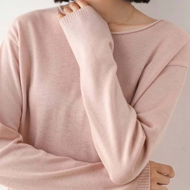 Elara mist knit top for women | Serenia -1
