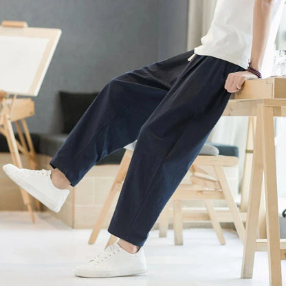 Casual cotton trousers for men | Noam -6