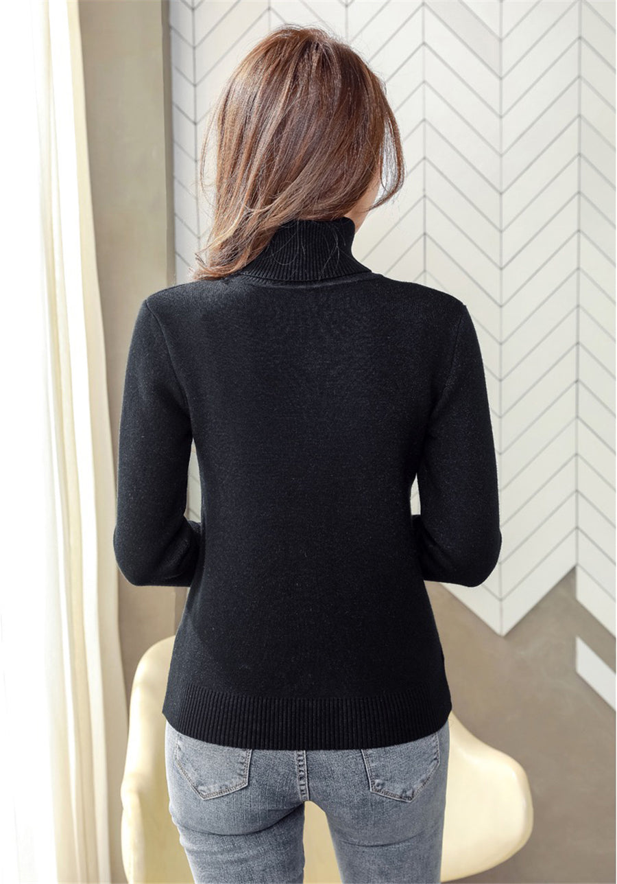 Sweater soft turtleneck for women | Charlotte -2