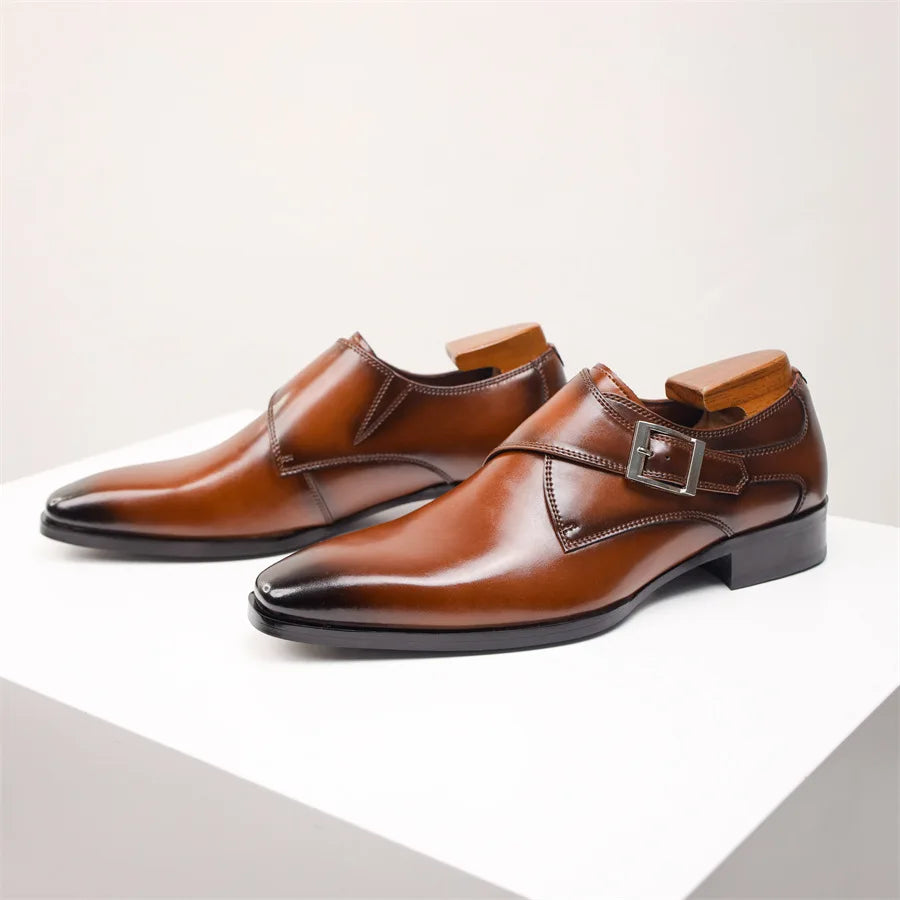Lorenzo milano monk strap shoes for men | Vittorio -1