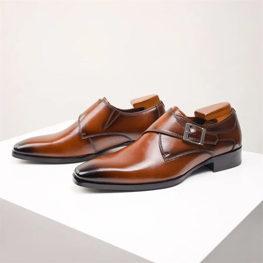 Lorenzo milano monk strap shoes for men | Vittorio -1