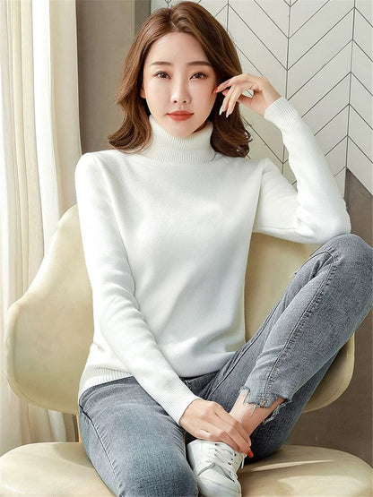 Sweater soft turtleneck for women | Charlotte -1
