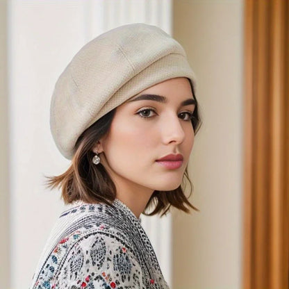 Elegant beret timeless clothing for women | Alezia -6